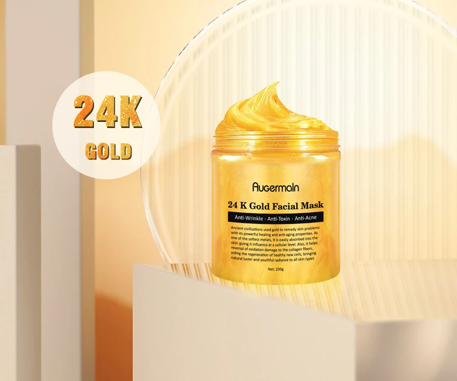 Oem Manufacturer Gold Peel Off Mask Pore Cleansing Blackhead Remover 24k Gold Face Mask