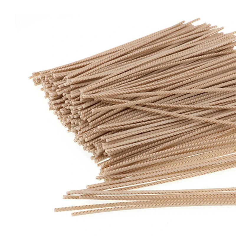 Wholesale 2024 Cotton Fiber Candle Accessories 15Cm Eco-Friendly Smokeless Candle Wick With Wick Sustainer