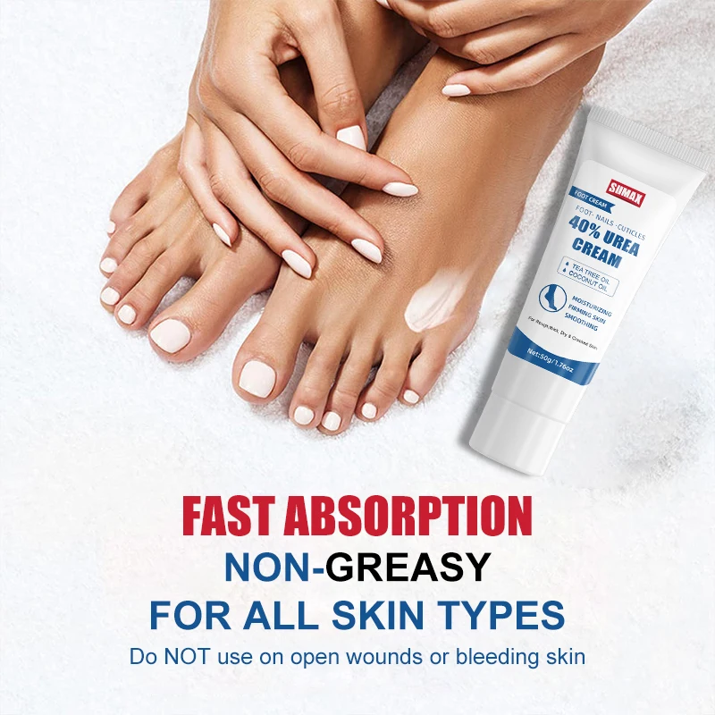 Sumax Wholesale 40% Urea Cream Foot Skin Care Cream For Dry Cracked Foot Heel