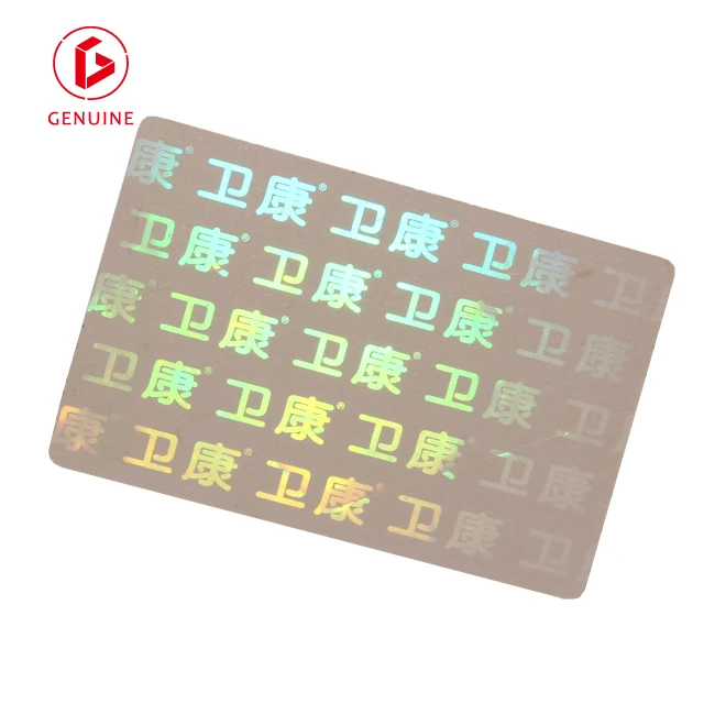 Waterproof Custom Die Cut Logo  qr code hologram thermal lamination pouches laser master