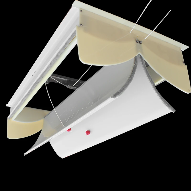 Hot Selling  Ceiling Roof Air Inlet With Butterfly Shape For Poultry House Ventilation window