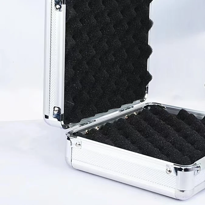 Алюминиевый ящик для инструментов игрушечный пистолет маленький чемодан садовый многофункциональный алюминиевый