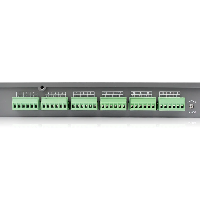 Золотой поставщик блок питания для IP-камеры видеонаблюдения 12 В 20 А с 18 портами металлический