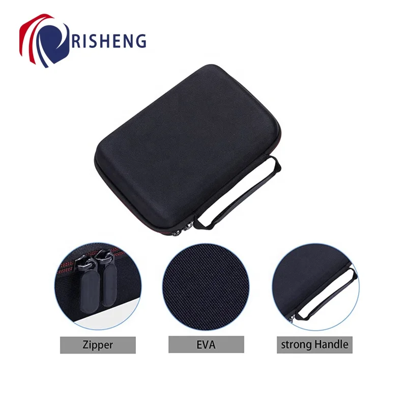 Custom Portable Travel Shockproof Hard Zipper Bag Carrying EVA Case for GoPro Hero Series or DJI Osmo Action 2 3 Camera