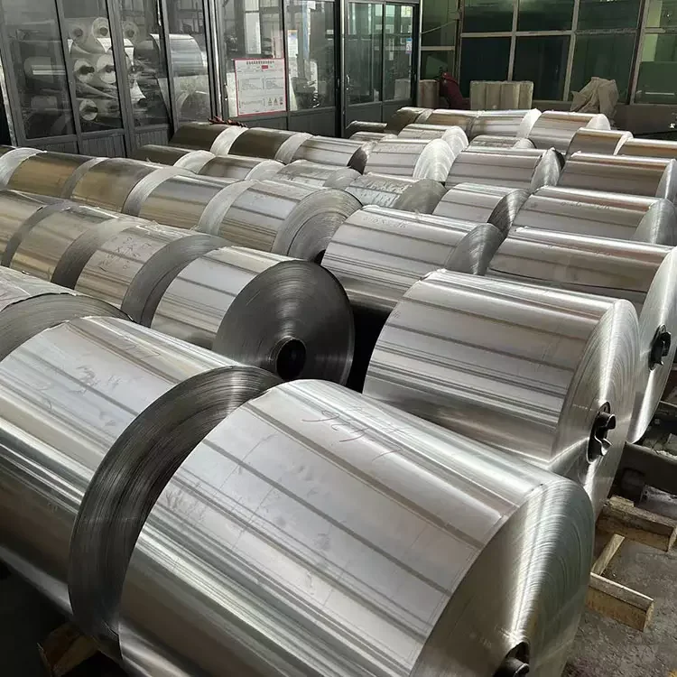 Shandong In The Coil Roll Food 1235 1050 1060 1070 110 Aluminum Foil For Flexible Air Ducts