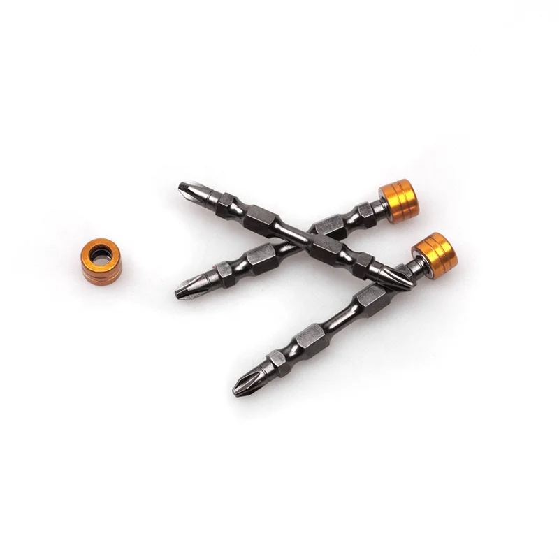 PH1-PH6Hexagonal double head screwdriver head with aluminum magnet wire with elastic stainless steel batch nozzle