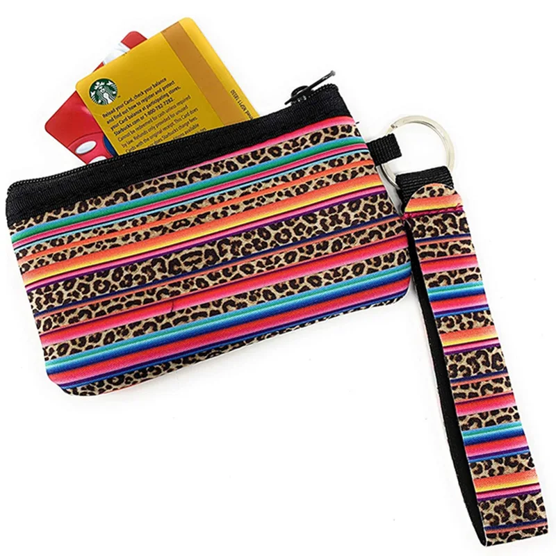 OEM ODM Neoprene Coin Purses for Travel Organizer Clutch Bag for Women Cosmetic Organizer with Zipper Toiletry Bag Ladies Wallet