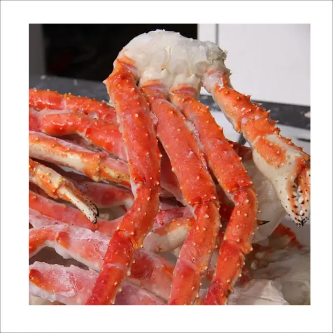 Natural Health Food Frozen Seafoods Shelf Life 12 Months Red Blue Brown Swimming Quality King Crab Legs For Sale