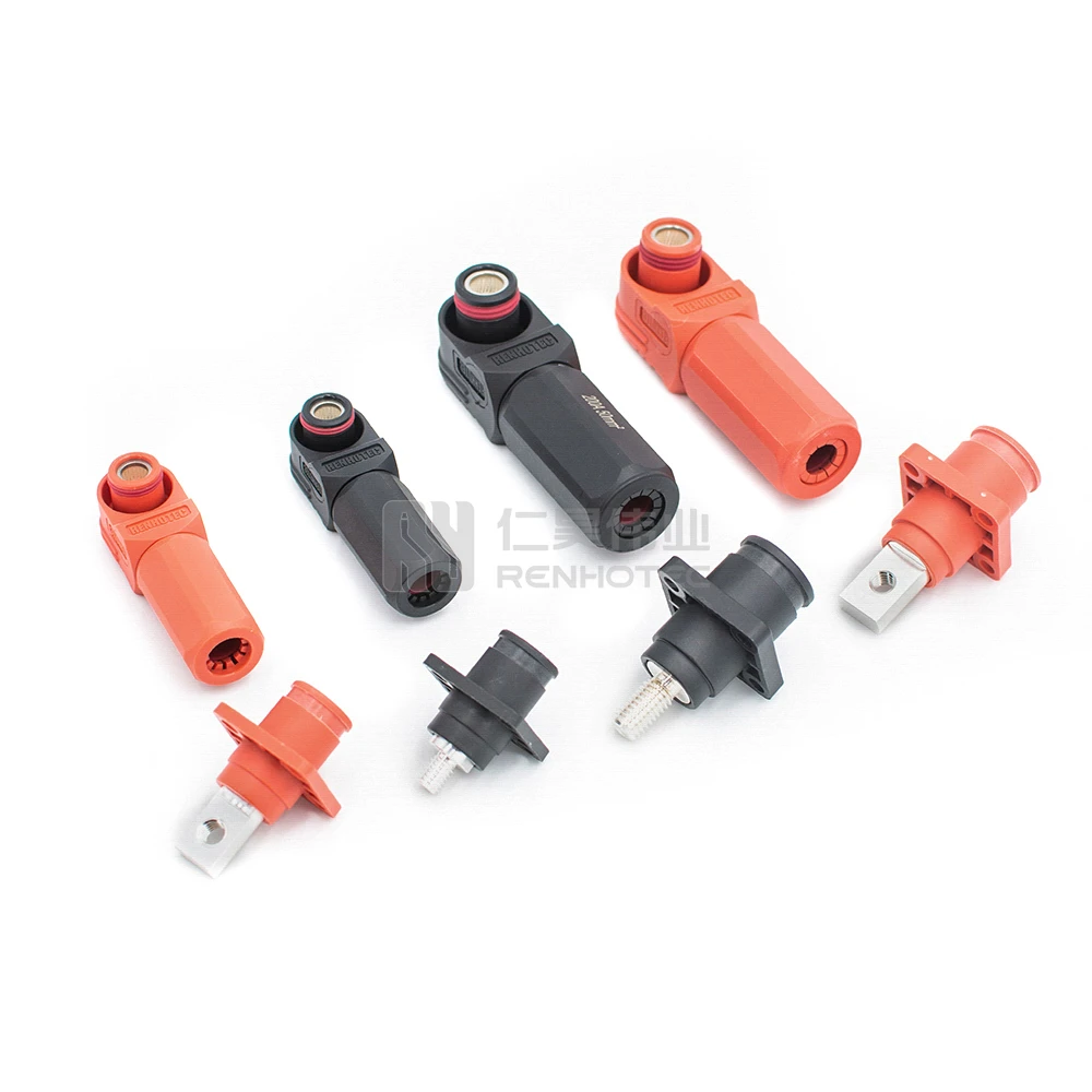 IP67 Power terminal 180a 300a inverter m6m8 copper inner screw connector