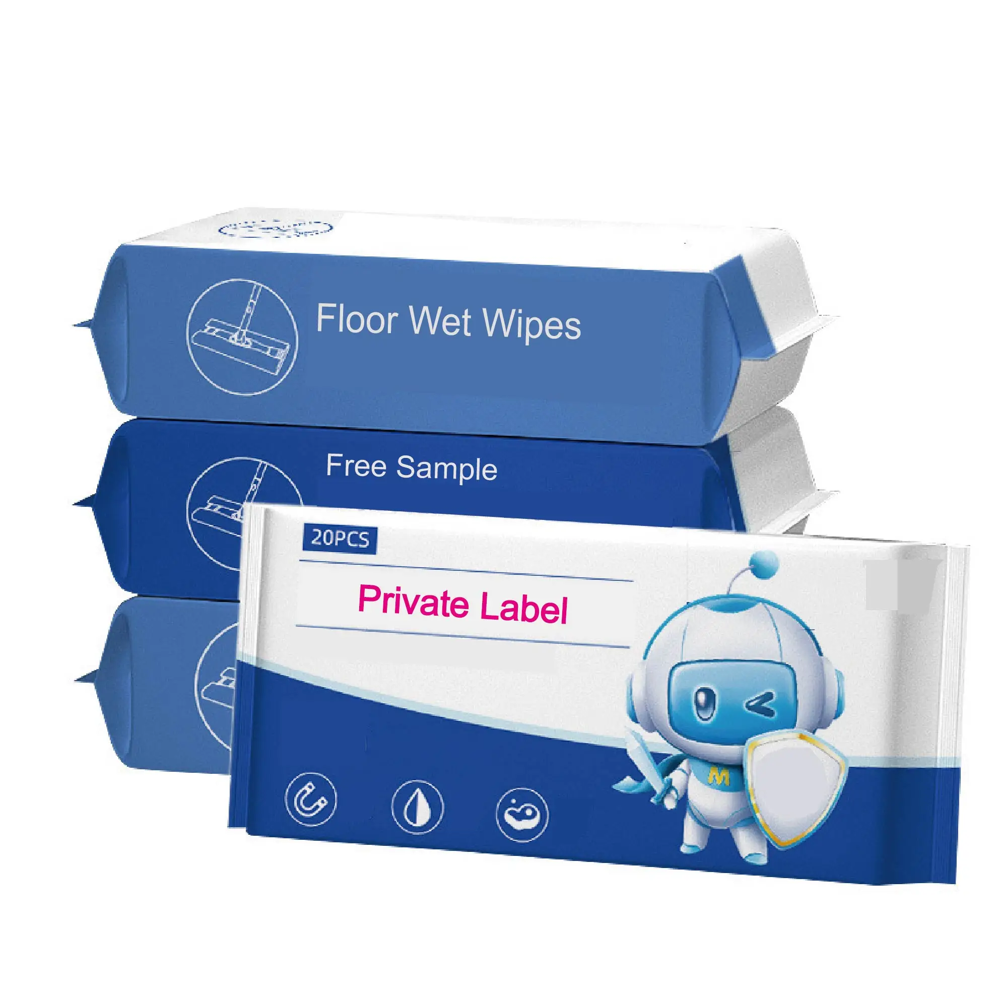 All Purpose Bio Degradable Degradable Microfiber Customised Washable Jasmine Scent Making Production Line Floor Wet Wipes