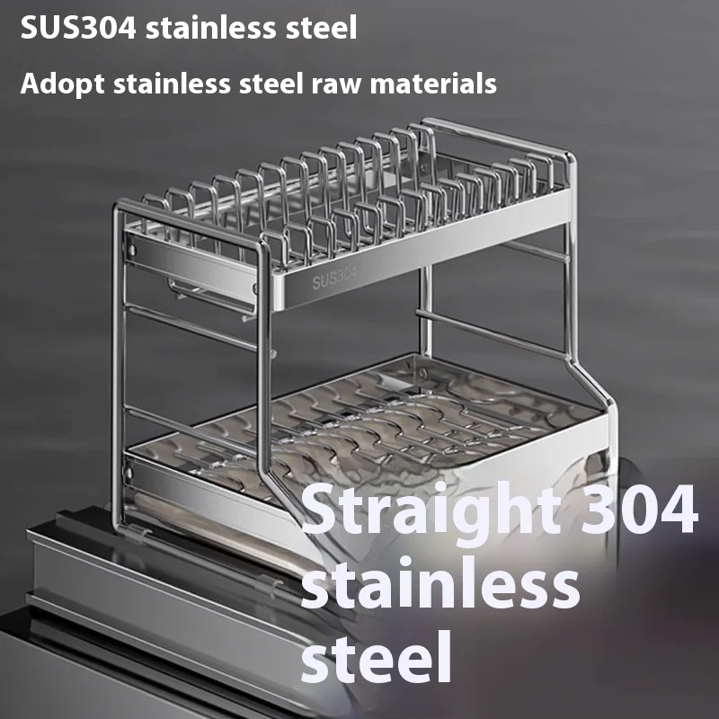 Cheap tiered dish drying rack eco friendly kitchen counter dish drying rack for drying dishes