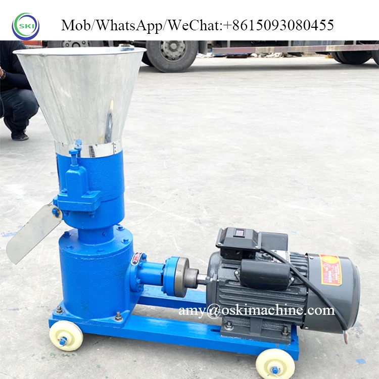 Feed Pellet Machine For Farms Feed Production 200kg/H Small Poultry Feed Equipment Animal Processing Machine