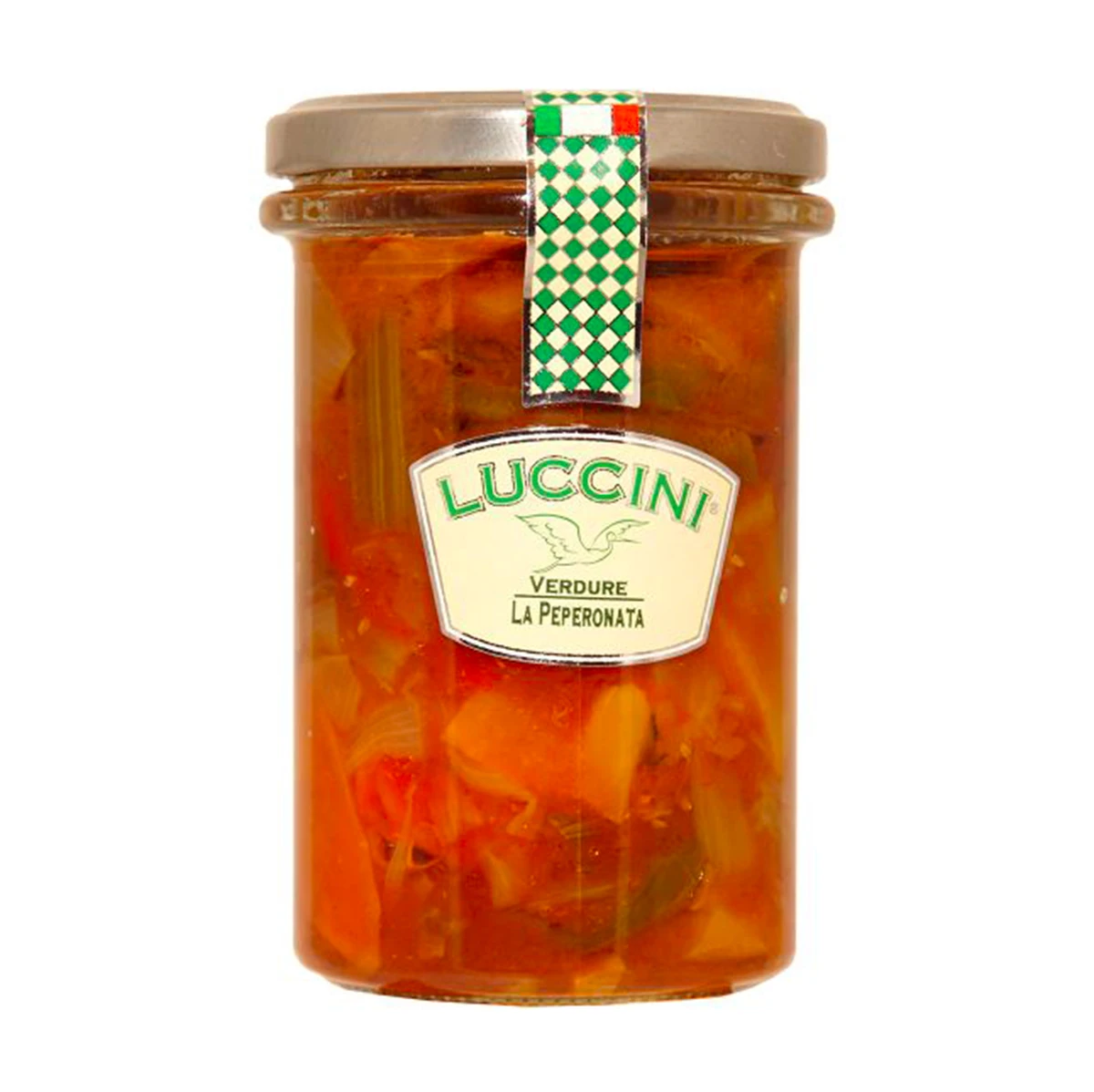 Organic Italian Peperonata (stewed peppers) Bitter Sweet Delicacy Made In Italy Top Quality 280 gr Luccini