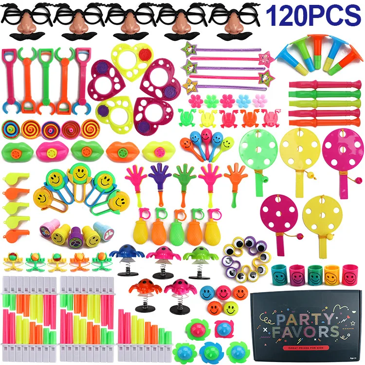 Wholesale Party Supplies Amazon Hot Selling 120PCS Carnival Prizes Pinata Filler Party Favors Toy