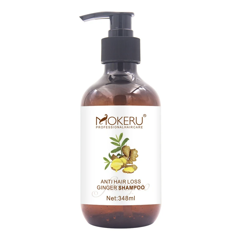 Собственная Марка mokeru, травяной органический волшебный натуральный имбирь для роста волос, против выпадения волос, сульфат, шампунь для восстановления волос
