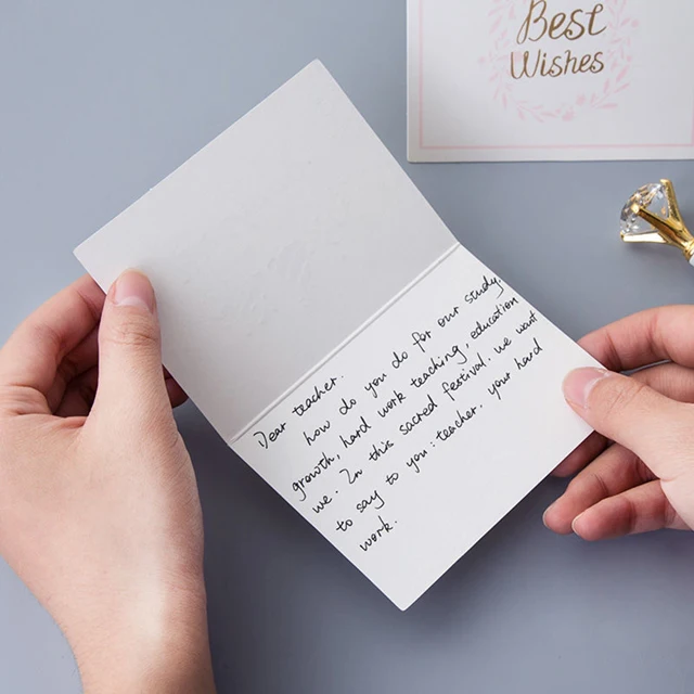 
Thank You Note Greeting Cards, Bulk Custom Logo Wedding and Business Thank You Cards with Envelopes 