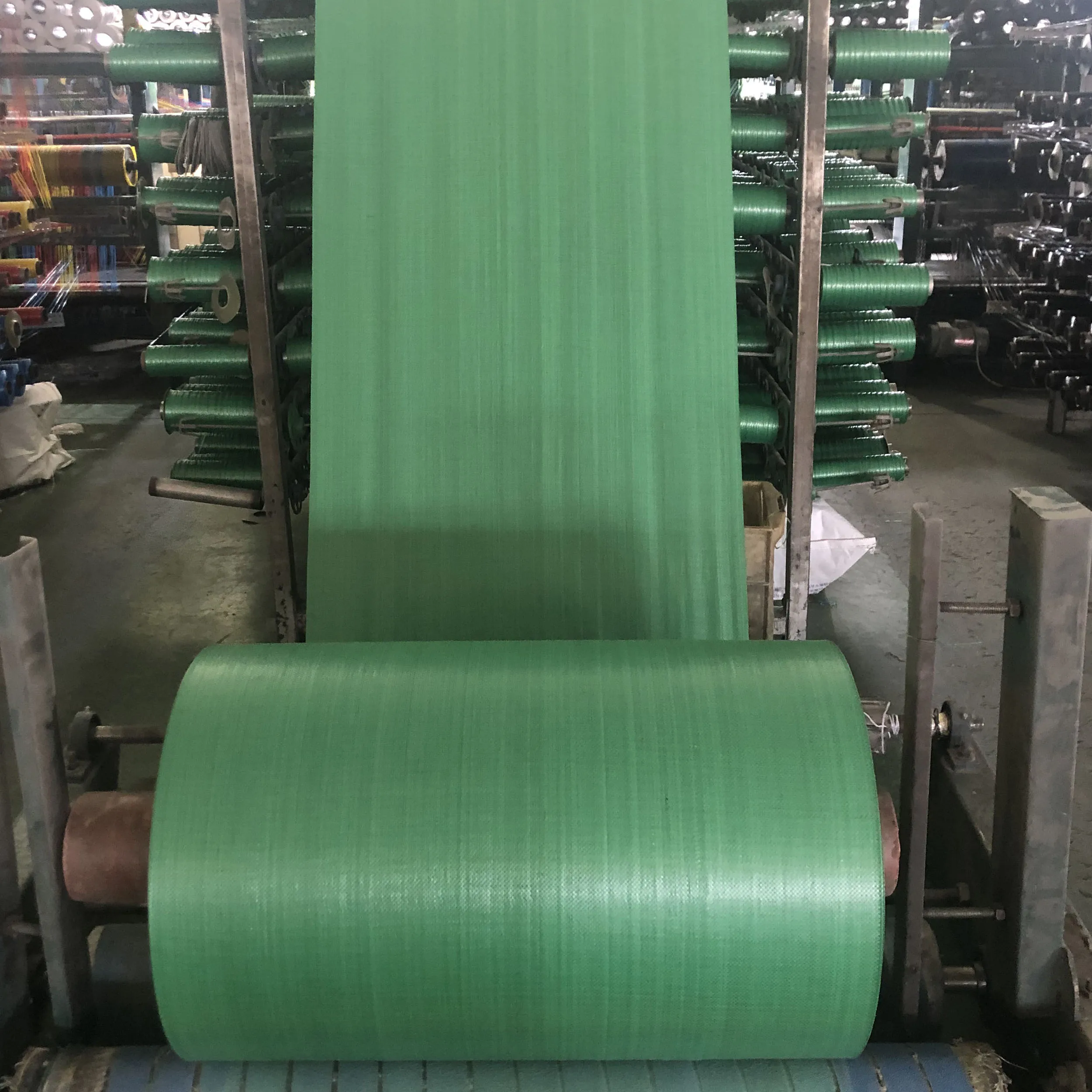  Colorful Stripes Polypropylene Woven Fabric Rolls / Hot Sale PP Raffia In Coils Export To Peru