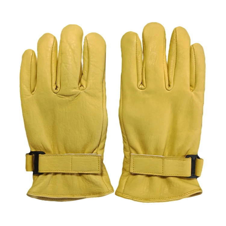 Buy cheap driving gloves yellow baseball gloves leather work gloves with logo