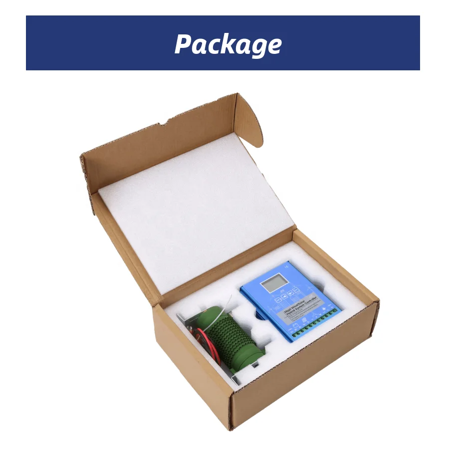 MPPT 12V 24V 48V Wind Solar Hybrid Controllers LCD Screen for Max 600W Wind Turbine and Wind Generator Home Use with CE