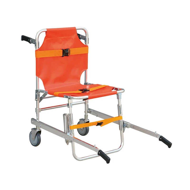 YA-SS01 China Manufacturer Adjustable Foldaway Wheeled Stair Chair Stretcher For First Aid