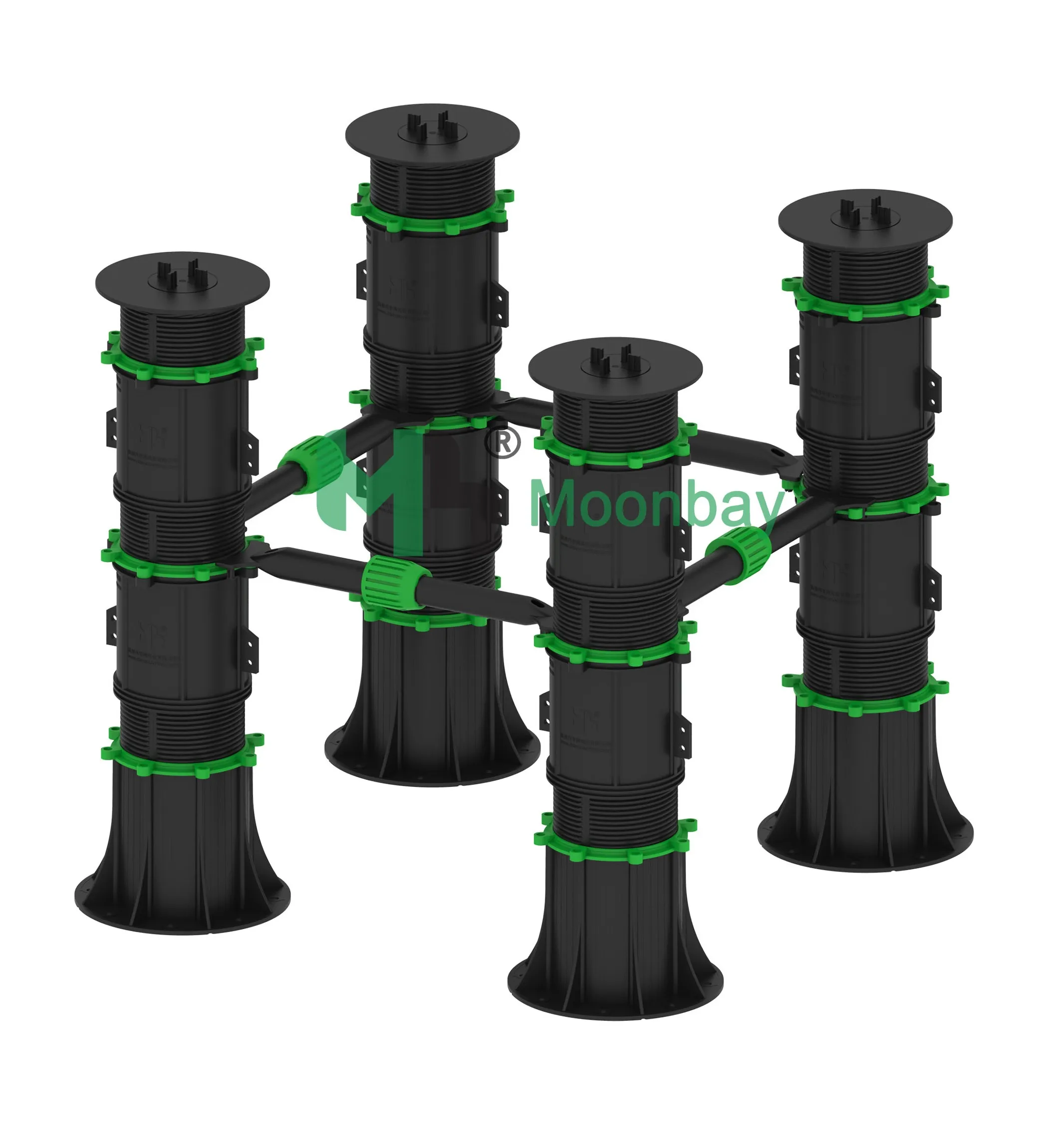 Flooring Accessories Screwjacks Wpc Deck Pedestal Tiles Supporting Based Adjustable Plastic Pedestals For Raised Floor