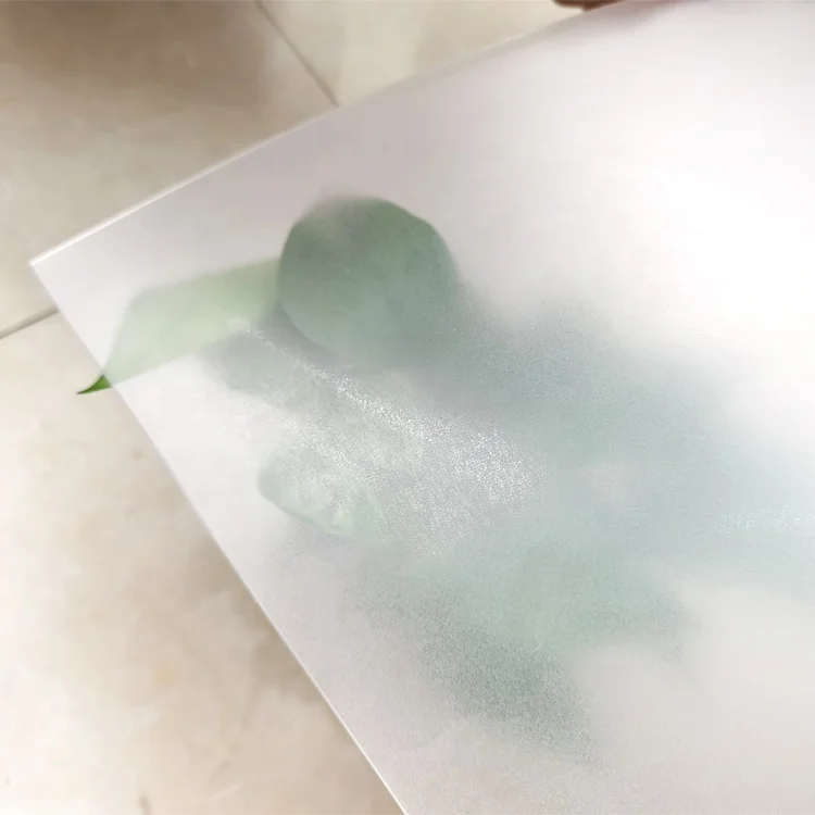 Featured Products MOQ 1㎡ Low Price flat polycarbonate frosted sheet