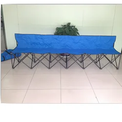 Portable Collapsible 6 Seats Soccer  Basketball Lacrosse Sports Bench with Carry Bag foldable beach chair outdoor folding chair