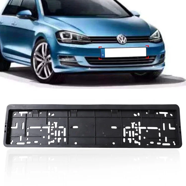 Manufacturer Wholesale plastic license number plate frame European Car License Plate Frame