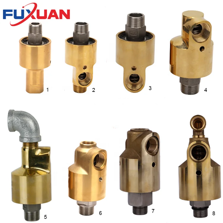 Single and two way water copper  55  57 rotary joint rotary union swivel joint rotating joint