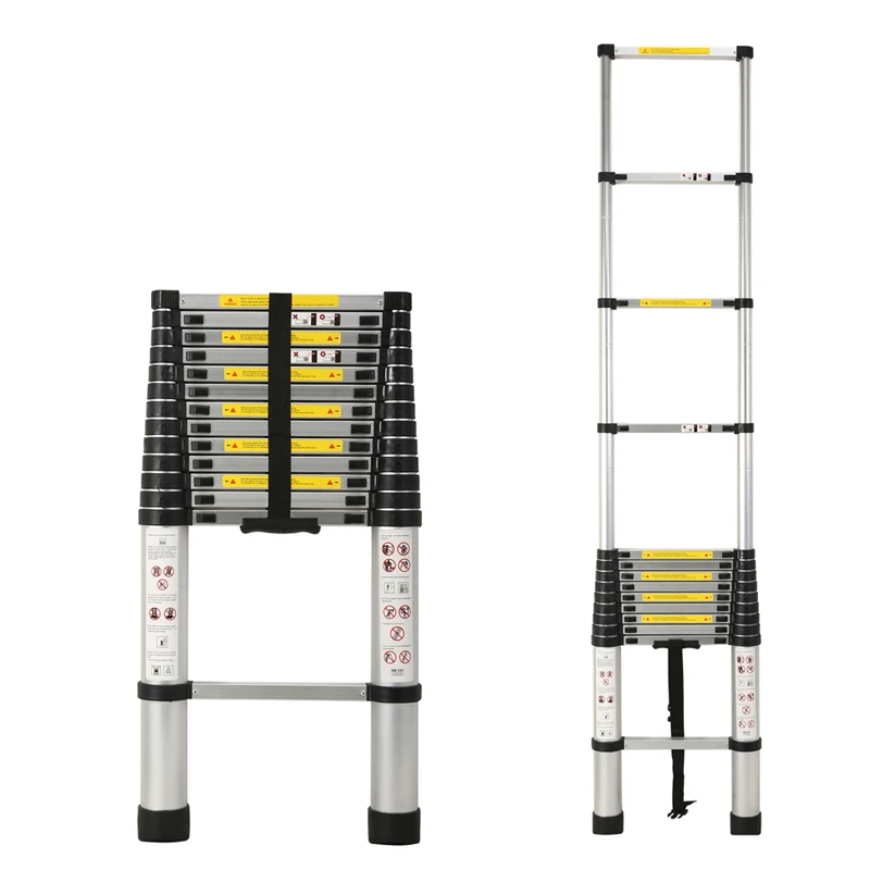 Folding Ladder Telescopic Ladder Telescopic Extension Ladder Modern Apartment Foldable Extension Aluminum