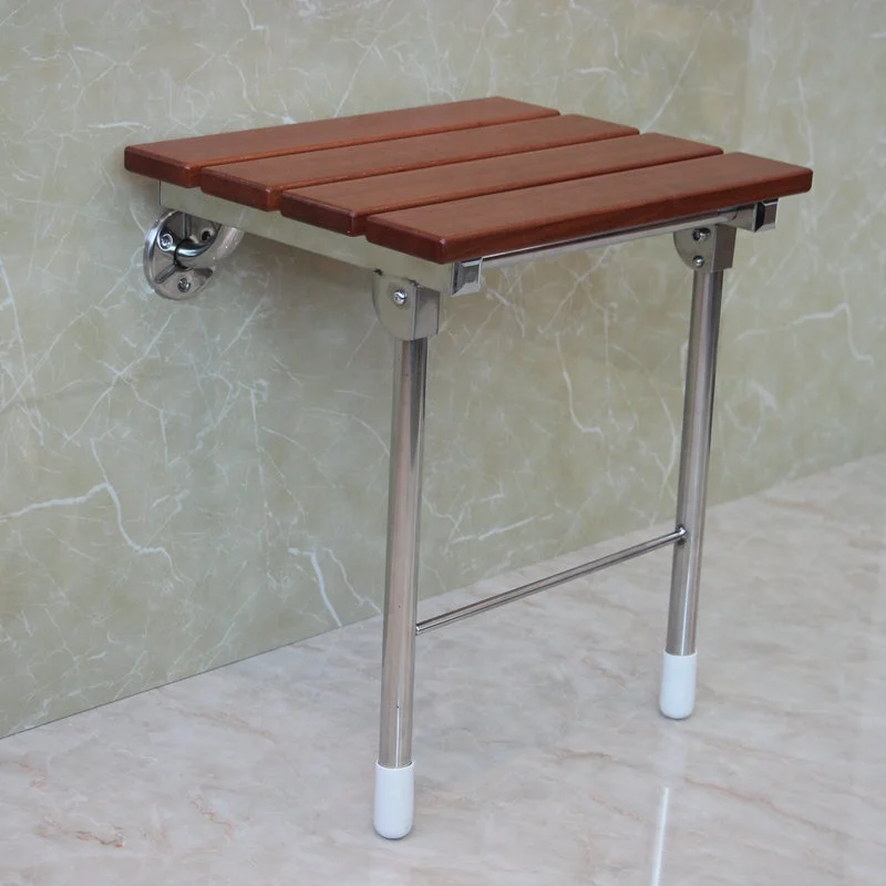 
YUSUN Bathroom Modern Foldable Wood Shower Seat For Elderly 