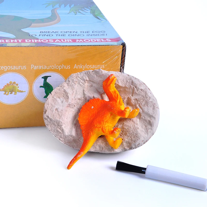 Custom Hot Selling Dinosaur Eggs Dig Kit Toys Kids Archeological Stem Toys Dino Eggs Dig Kit