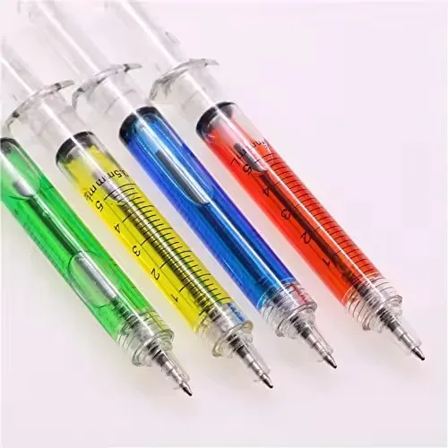 Promotional Novelty Syringe Pen Customized Logo Wholesale Insurance Agriculture Education Students Hospital Ballpoint Pen