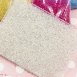 High Quality Transparent Color Round Shape Acrylic Beads 0.8-3mm Colorful Bubbling Beads Diy Decoration