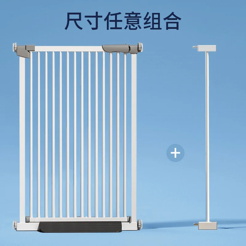 Walk Through Pets Stair Fence For Baby Toddler Plastic Retractable Width Adjustable Kit No Drilling Baby Safety Gate