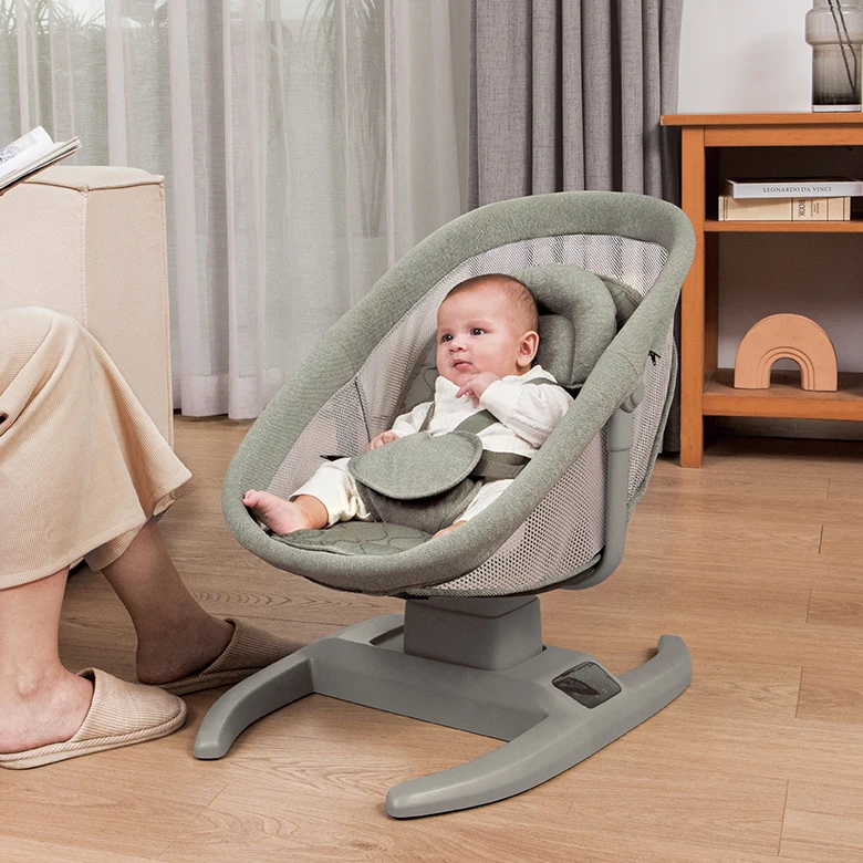 Mastela Remote Control Comfortable Swing Balance Sleeping Bed Newborn Luxury Bassinet Baby Electric Rocking Chair For Baby