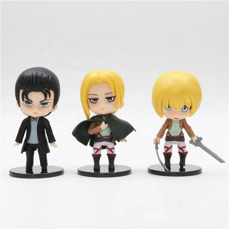Набор фигурок Shingeki no Kyojin 6 шт.
