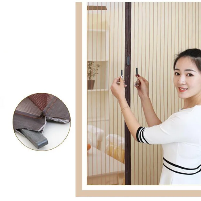 2022 Hot Sales window magnetic curtain plastic strip door curtain magnetic screen door lowes