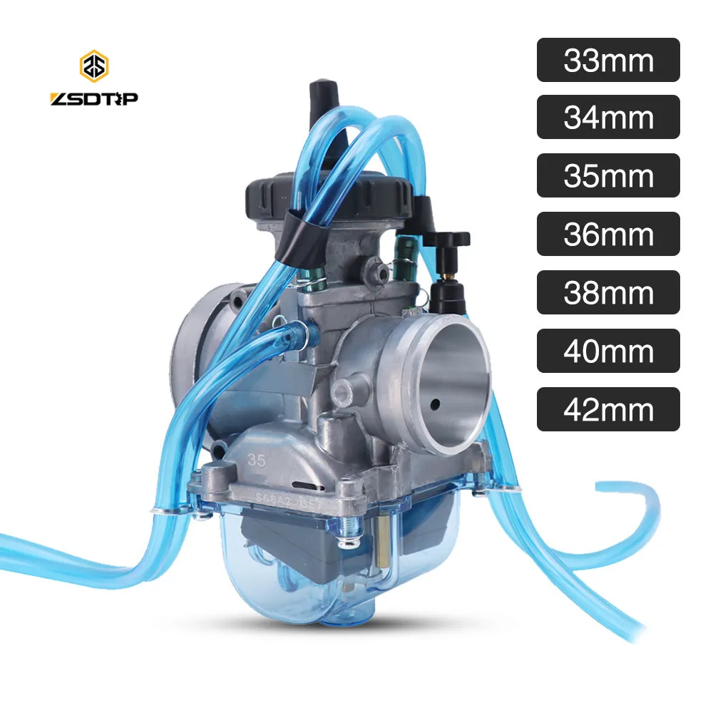 Топливная система двигателя мотоцикла PW гоночный карбюратор большой (с нейлоновой поплавковой чашей) 33 34 35 36 38 мм 40 мм 42 мм Материал из цинкового сплава