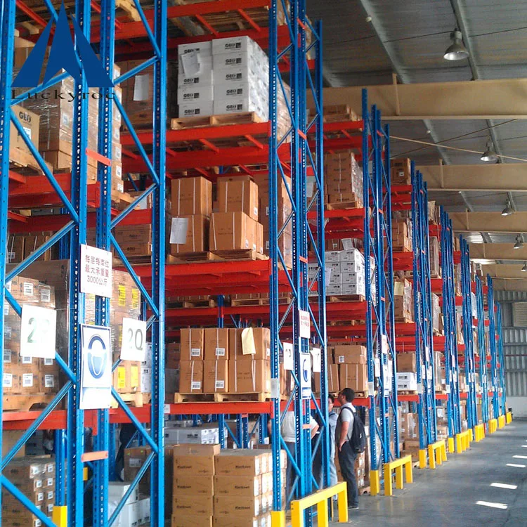 Heavy Duty 4.5T per layer metal warehouse storage pallet racks for industrial storage