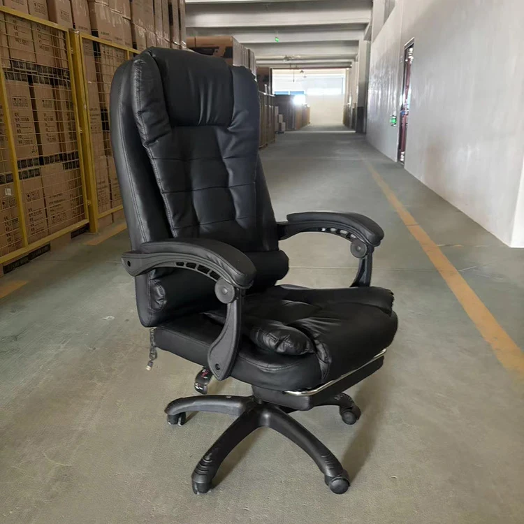 Comfortable Leather Swivel Chair Ergonomic Office Chair Wholesale Premium Recliner Swivel Chair for Home Office