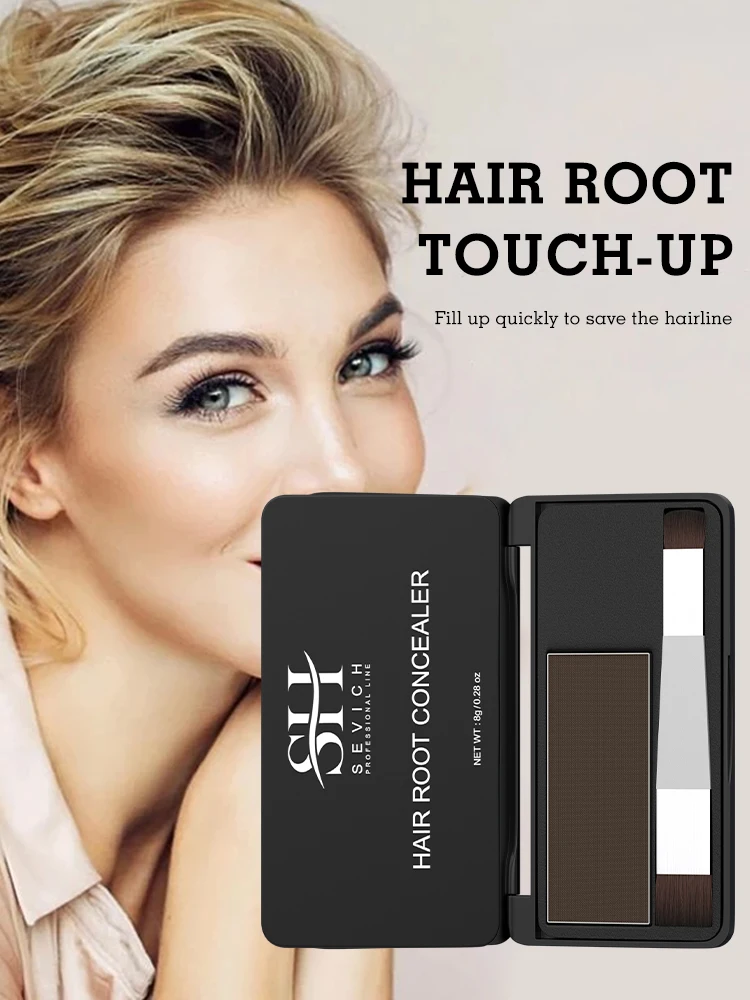 Natural Plant Hair Toning Powder Does Not Hurt The Hairline Concealer To Cover Gray Hair Hairline Shadow Powder