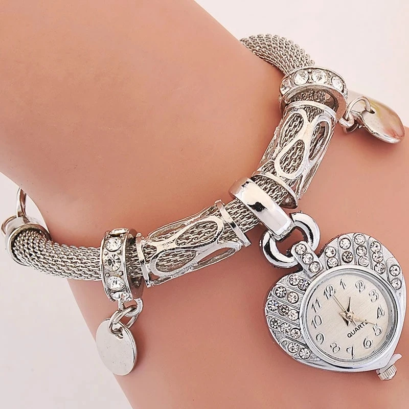 exquisite love pendant diamond ladies watch