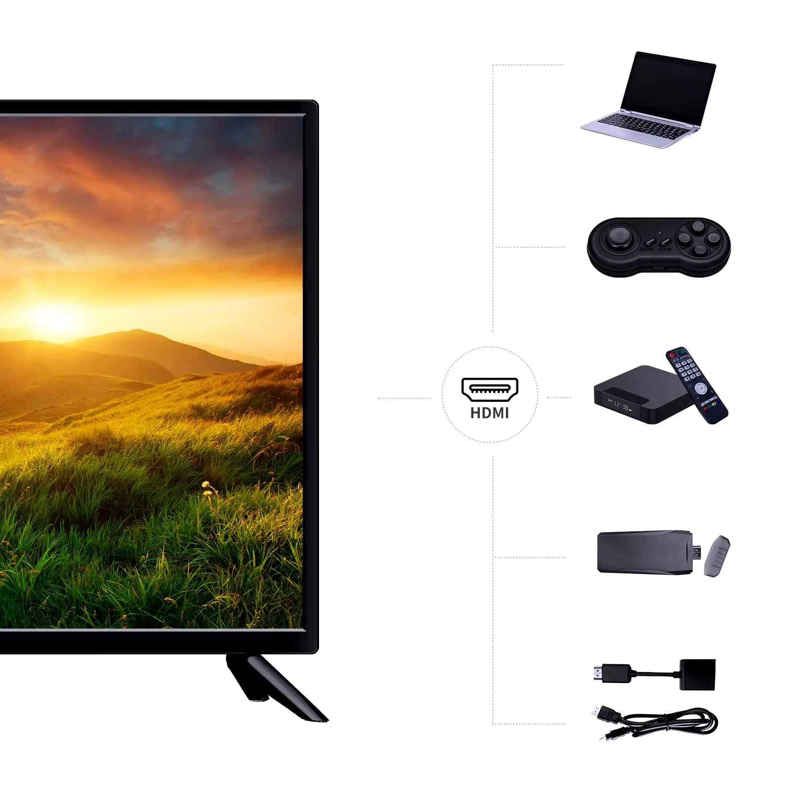 Television Manufacturer OEM/ODM Flat Screen Televisions Led TV 32 Inch 2K 4K Ultra HD Smart Android TV LCD LED TV