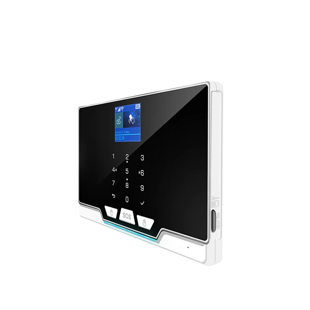 
11 languages to switch 433MHz RFID TFT Touch Keyboard Wireless & Wired WiFi GSM Home Burglar Alarm System 