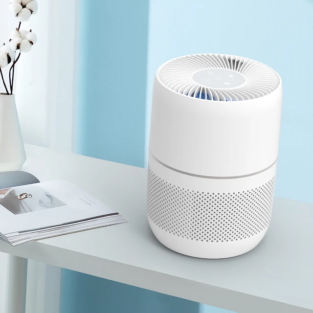 smart portable desktop hepa filter wifi control home air purifier portable air purifier with hepa