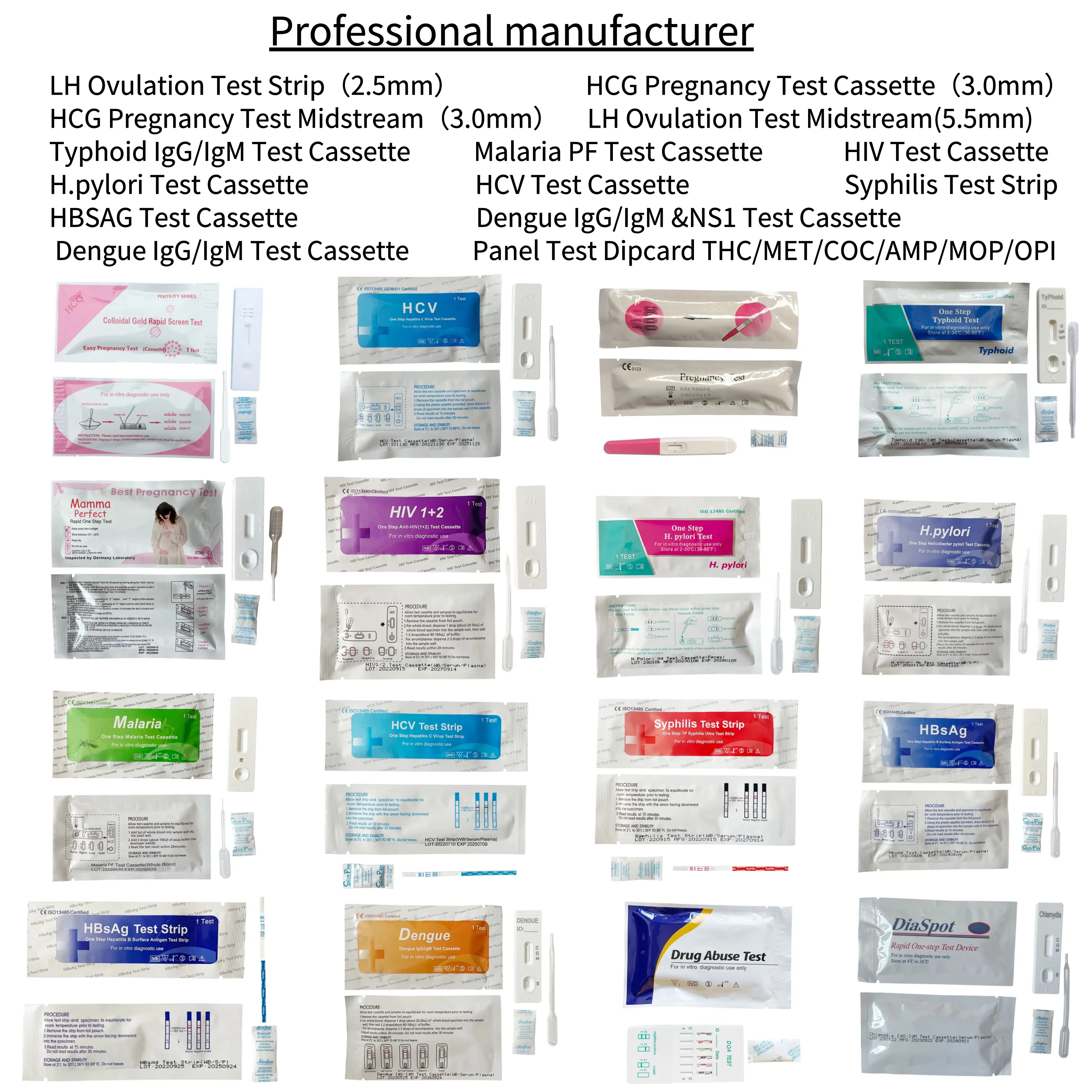 SCIENSMED Test Kit for Helicobacter Pylori Ab Whole Blood Cassette