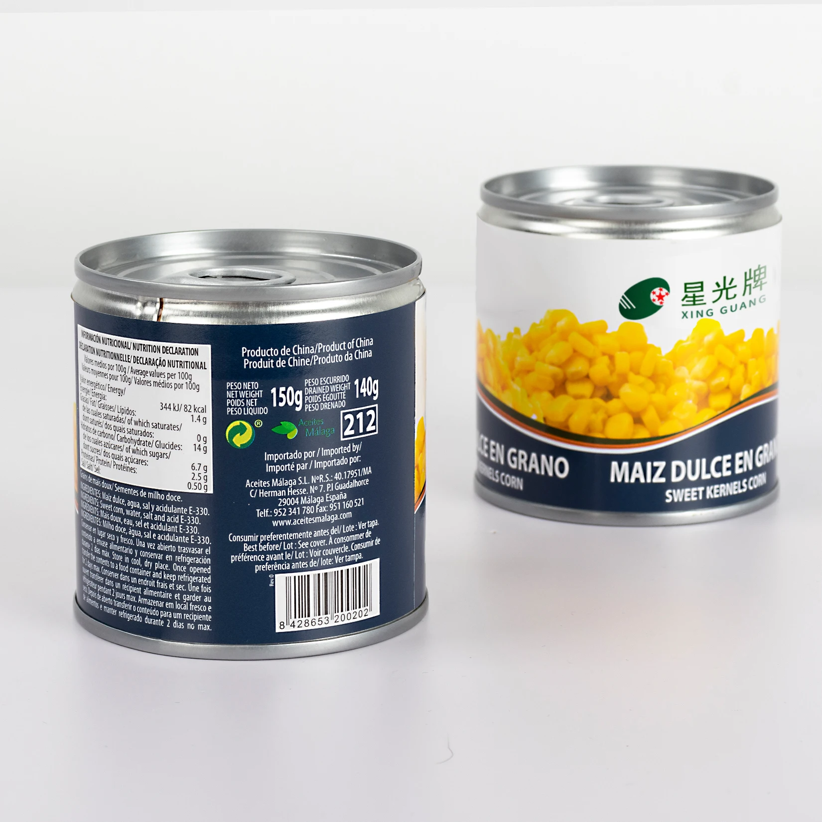 New crop season Canned sweet corn good quality from China factory Sweet kernel corn