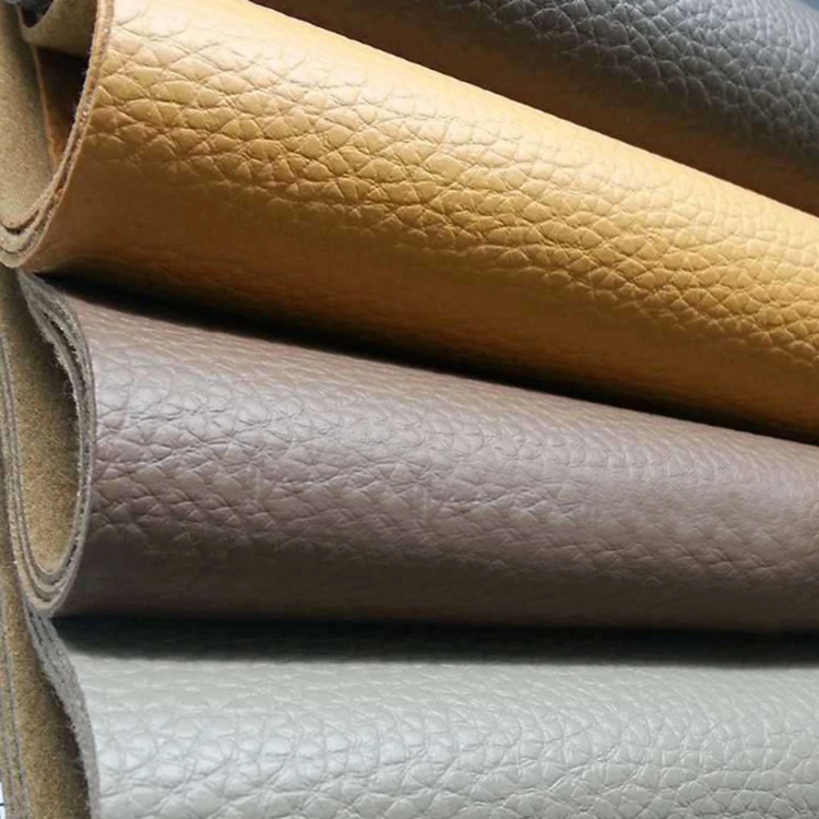 soft  woven red faux leather  for making bags