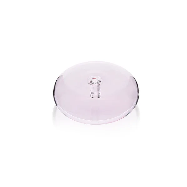 
Custom Made Heat Resistant Pink Colored Hollow Glass Pebble Incense Burner Stick Holder 